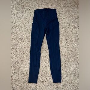Lululemon pocket leggings size 4 navy blue